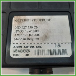 Centralina Controllo Cambio Automatico AISIN MBKA003535 PORSCHE CAYENNE 09D927750CN 2002 2007