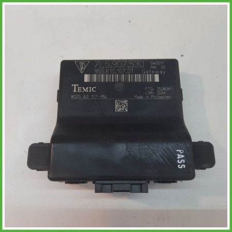 Centralina Gateway TEMIC 955.610.107.01 PORSCHE CAYENNE 7L5907530 2002 2007