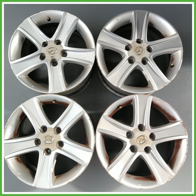Cerchi in Lega MAZDA Mazda 6 1a Serie (dal 06/2002 al 06/2009) 16 pollici 16" 7.0J 5x114.3 ET 55 4pz originali usati