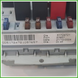 Body Computer Centralina Modulo BCM BSI LANCIA YPSILON TE 1.3 16V 51724721 2003 2006
