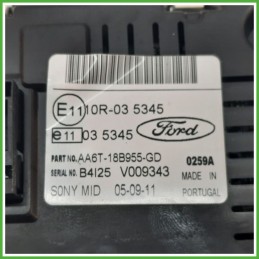 Display Indicatore Multifunzionale FORD FIESTA CB1 1.4 16V 1940795 2008 2013 SONY