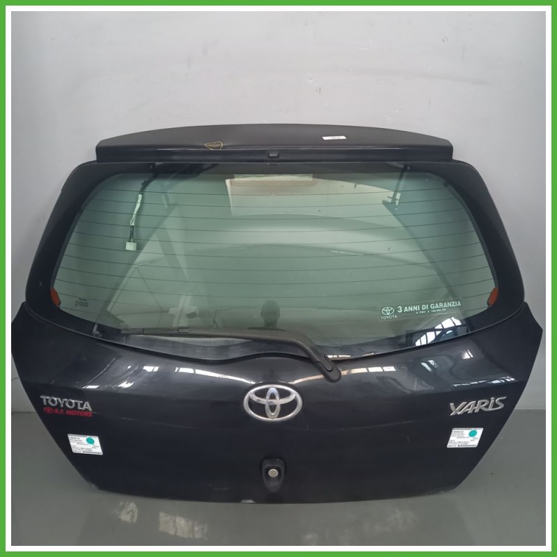 Portellone Bagagliaio Cofano Baule Posteriore TOYOTA YARIS 2005 2012 NERO - 209 Berlina Originale Usato