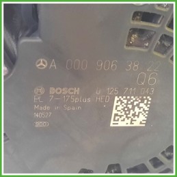 Alternatore BOSCH 0125711043 MERCEDES-BENZ Classe A W176 A0009063822