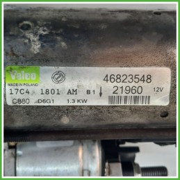 Motorino Avviamento VALEO D6G1 LANCIA MUSA TG 46823548