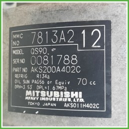 Compressore Clima AC Aria Condizionata MITSUBISHI QS90 MITSUBISHI LANCER 6a SERIE 7813A212