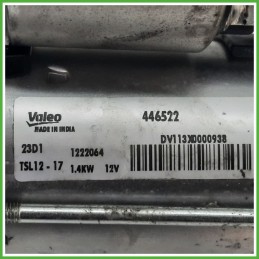 Motorino Avviamento VALEO 446522 FORD C-MAX CB3 2109635