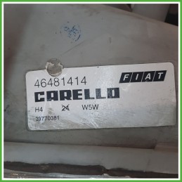 Faro Fanale Proiettore Anteriore Sinistro SX CARELLO 36470748 FIAT PUNTO 1a Serie 46481414 Usato