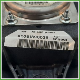 Airbag Guidatore Sinistro SX ALFA ROMEO 147 W8 1.9 16V JTD 735289920 2004 2011 ALFA ROMEO AB-DAB311838NAT