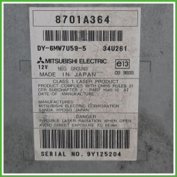 Autoradio MITSUBISHI LANCER 6a SERIE 1.8 8701A364 2008 2011 MITSUBISHI DY-6MW7U59-5