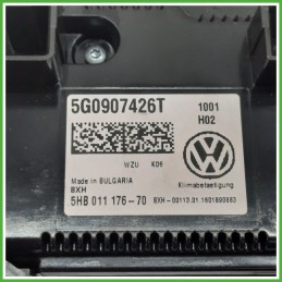 Comandi Clima AC Riscaldamento Condizionatore VOLKSWAGEN GOLF 1.6 TDI 5G0907426BHWZU 2012 2017