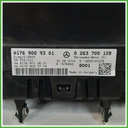 Quadro strumenti contachilometri tachimetro BOSCH 0263700128 MERCEDES-BENZ Classe A W176 CDI A1769009301