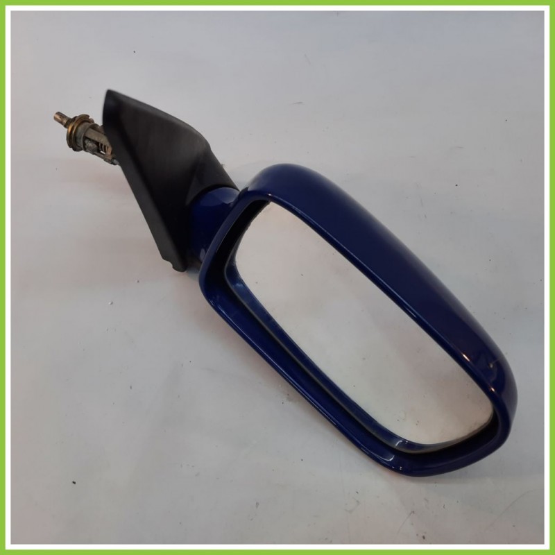 Specchio Specchietto Retrovisore Destro DX BLU SKODA FELICIA 6U 1998 2001 Originale Usato
