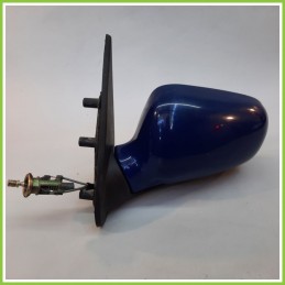 Specchio Specchietto Retrovisore Sinistro SX BLU SKODA FELICIA 6U 1998 2001 Originale Usato