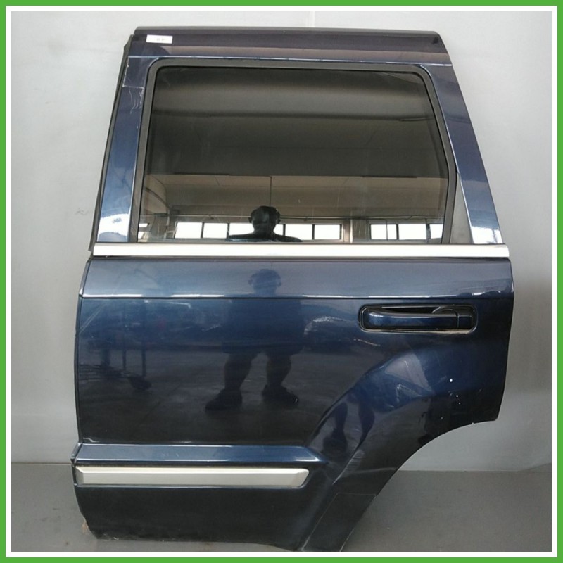 Porta Portiera Sportello Posteriore Sinistra SX BLU JEEP GRAND CHEROKEE WH SUV 2005 2011 Originale Usato