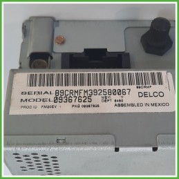 Autoradio CHEVROLET (DAEWOO) BLAZER S10 09367625 1994 2005 ACDELCO FM20EV