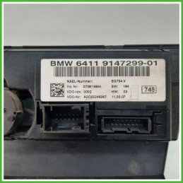 Comandi Clima AC Riscaldamento Condizionatore VDO A2C53246367 BMW Serie 3 E90/E91 6411-9147299-01 2005 2011