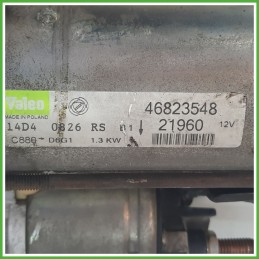 Motorino Avviamento VALEO D6G1 LANCIA YPSILON TE 46823548