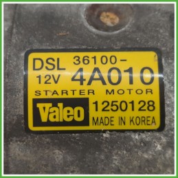 Motorino Avviamento VALEO 1250128 KIA SORENTO 1a Serie 361004A010