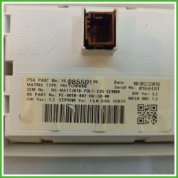 Quadro strumenti contachilometri tachimetro PEUGEOT 9811494080 PEUGEOT 208 1.6 8V 9822633380
