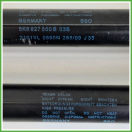 Ammortizzatori Portellone Posteriore VOLKSWAGEN GOLF 5K/AJ 5 Porte 5K6827550D 2008 2012
