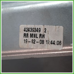 Alzacristalli Alzavetro Manuale Posteriore Destro DX OPEL KARL ROCKS 42439349 2017 2019