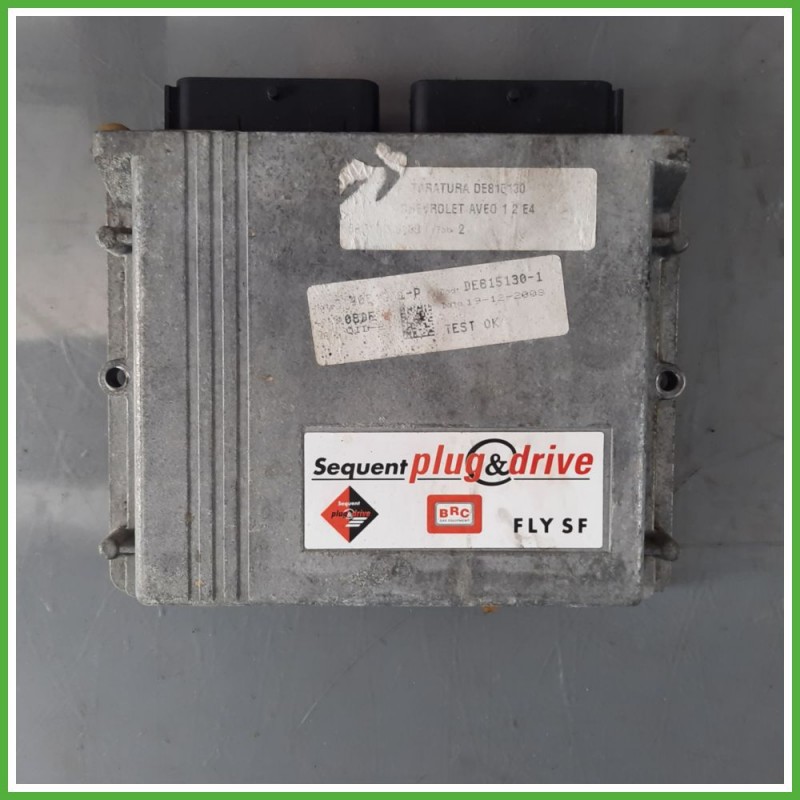 Centralina Motore Iniezione GAS BRC 031001 CHEVROLET (DAEWOO) AVEO T250 1.2 62kw DE815130 2008 2012