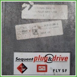 Centralina Motore Iniezione GAS BRC 031001 CHEVROLET (DAEWOO) AVEO T250 1.2 62kw DE815130 2008 2012