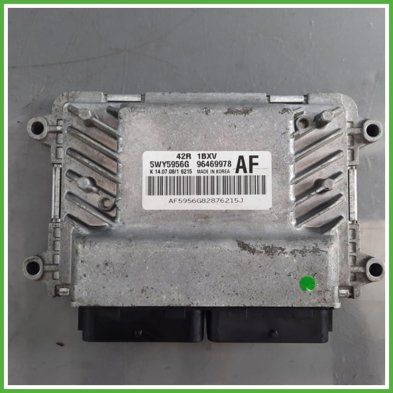 Centralina Motore Iniezione ECU DAEWOO 5WY5956G CHEVROLET (DAEWOO) AVEO T250 1.2 62kw 96469978 2008 2012