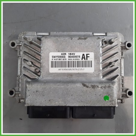 Centralina Motore Iniezione ECU DAEWOO 5WY5956G CHEVROLET (DAEWOO) AVEO T250 1.2 62kw 96469978 2008 2012