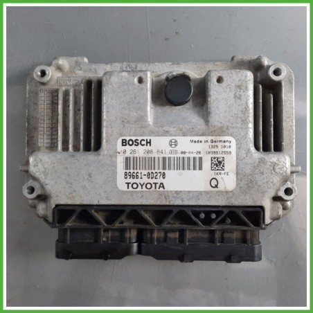 Centralina Motore Iniezione ECU BOSCH 0261208841 TOYOTA YARIS 1.0 12V 51kw 896610D270 2005 2012