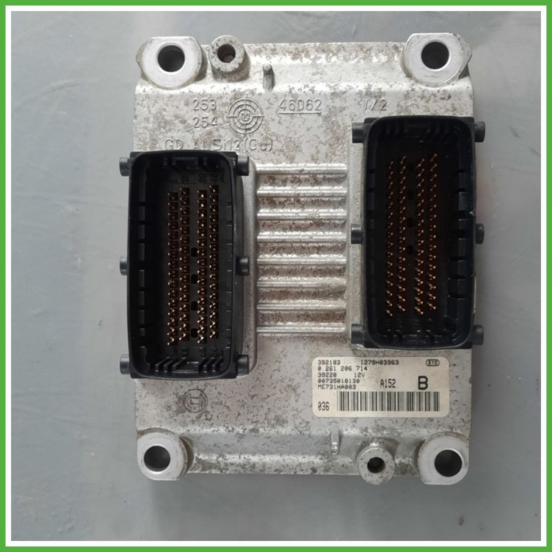 Centralina Motore Iniezione ECU BOSCH 0261206701 ALFA ROMEO 147 W8 1.6 16V Twin Spark 77kw 735018130 2000 2006
