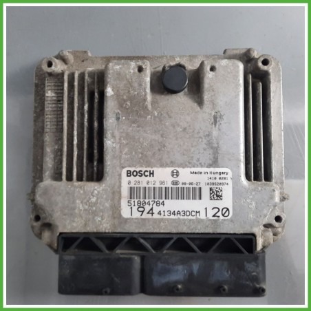 Centralina Motore Iniezione ECU BOSCH 0281012961 FIAT CROMA 2T 1.9 8V 88kw 51804784 2007 2011