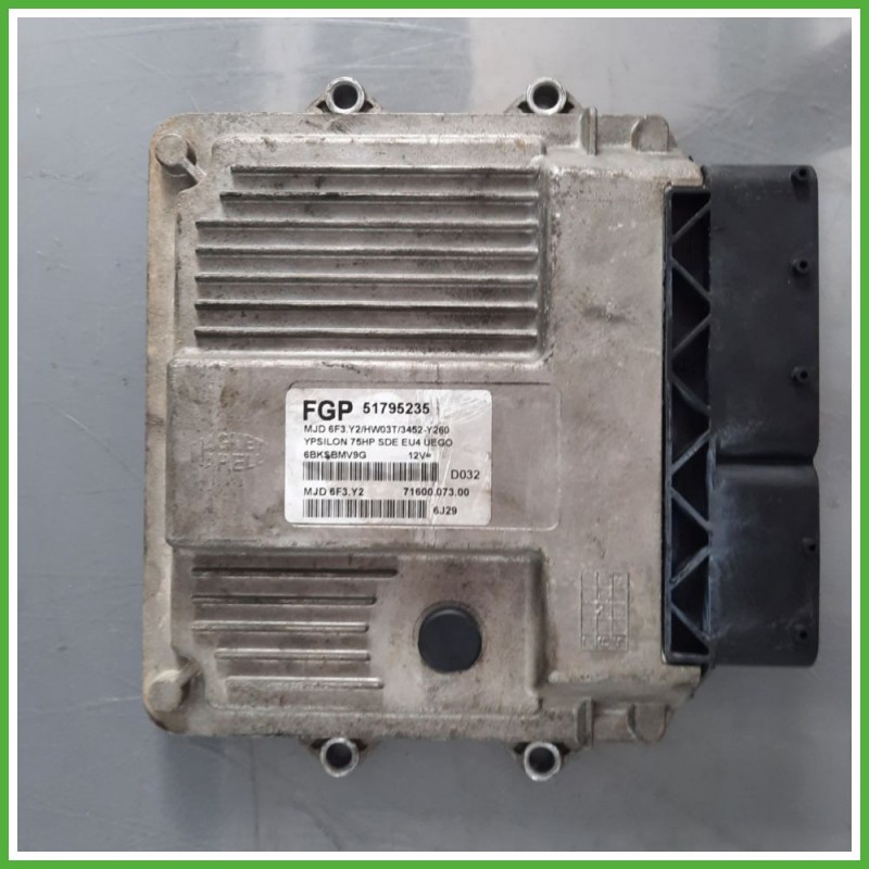 Centralina Motore Iniezione ECU MAGNETI MARELLI MJD6F3.Y2 LANCIA YPSILON TE 1.3 MJT 55kw 51795235 2006 2008