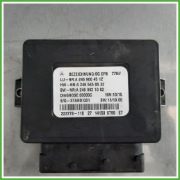 Centralina Freno di Stazionamento TRW 223778-110 MERCEDES-BENZ Classe A W176 CDI A2469004512 2012 2015