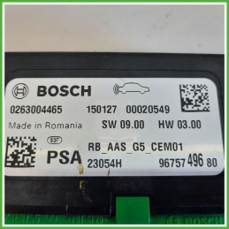 Centralina Parcheggio Assistito BOSCH 0263004465 PEUGEOT 208 1.6 8V 1609932480 2012 2015