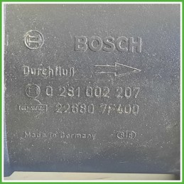 Debimetro Misuratore Massa Aria BOSCH 0281002207 NISSAN TERRANO R20 2.7 TDI 226807F400 1996 1999