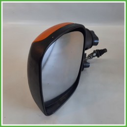 Specchio Specchietto Retrovisore Sinistro SX ARANCIONE FIAT DOBLO 1W 2000 2003 MAGNETI MARELLI Originale Usato