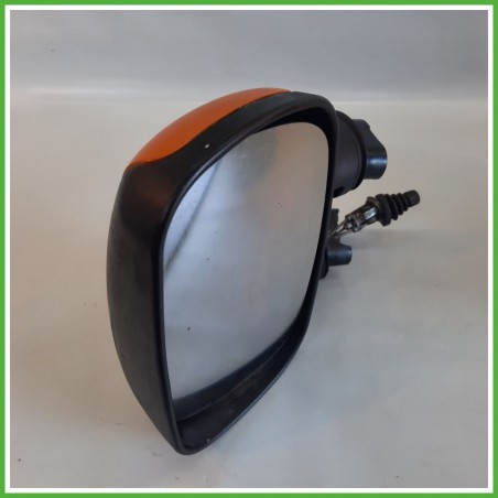 Specchio Specchietto Retrovisore Sinistro SX ARANCIONE FIAT DOBLO 1W 2000 2003 MAGNETI MARELLI Originale Usato