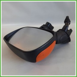 Specchio Specchietto Retrovisore Sinistro SX ARANCIONE FIAT DOBLO 1W 2000 2003 MAGNETI MARELLI Originale Usato