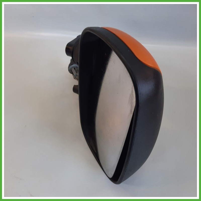 Specchio Specchietto Retrovisore Destro DX ARANCIONE FIAT DOBLO 1W 2000 2003 MAGNETI MARELLI Originale Usato