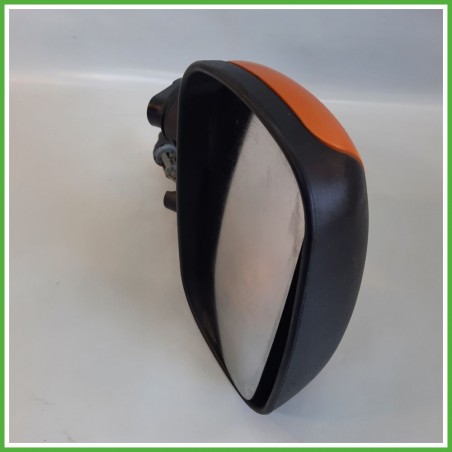 Specchio Specchietto Retrovisore Destro DX ARANCIONE FIAT DOBLO 1W 2000 2003 MAGNETI MARELLI Originale Usato
