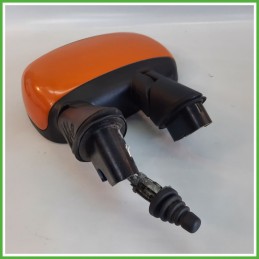 Specchio Specchietto Retrovisore Destro DX ARANCIONE FIAT DOBLO 1W 2000 2003 MAGNETI MARELLI Originale Usato