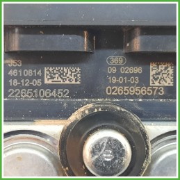 Centralina ABS Modulo Pompa BOSCH 0265956573 42571856 OPEL KARL ROCKS Originale Usato