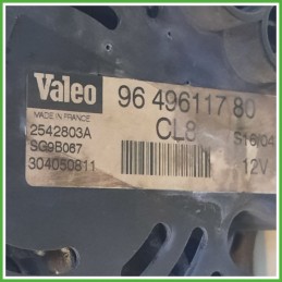Alternatore VALEO SG9B067 CITROEN C3 1a Serie 57056C