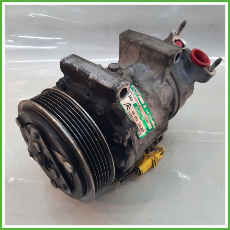 Compressore Clima AC Aria Condizionata SANDEN SD6V12 CITROEN C3 1a Serie 9800821980
