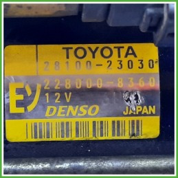 Motorino Avviamento DENSO 228000-8360 TOYOTA YARIS JPP 281000J020