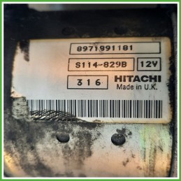 Motorino Avviamento HITACHI S114-829B OPEL COMBO X01 97189118