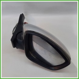 Specchio Specchietto Retrovisore Destro DX GRIGIO PEUGEOT 208 2012 2015 FICOSA FICOMIRRORS 232673078 Originale Usato