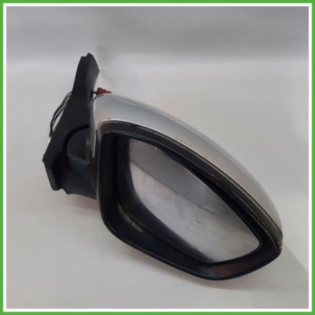 Specchio Specchietto Retrovisore Destro DX GRIGIO PEUGEOT 208 2012 2015 FICOSA FICOMIRRORS 232673078 Originale Usato