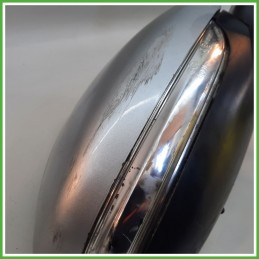 Specchio Specchietto Retrovisore Destro DX GRIGIO PEUGEOT 208 2012 2015 FICOSA FICOMIRRORS 232673078 Originale Usato